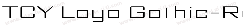 TCY Logo Gothic-Reg字体转换